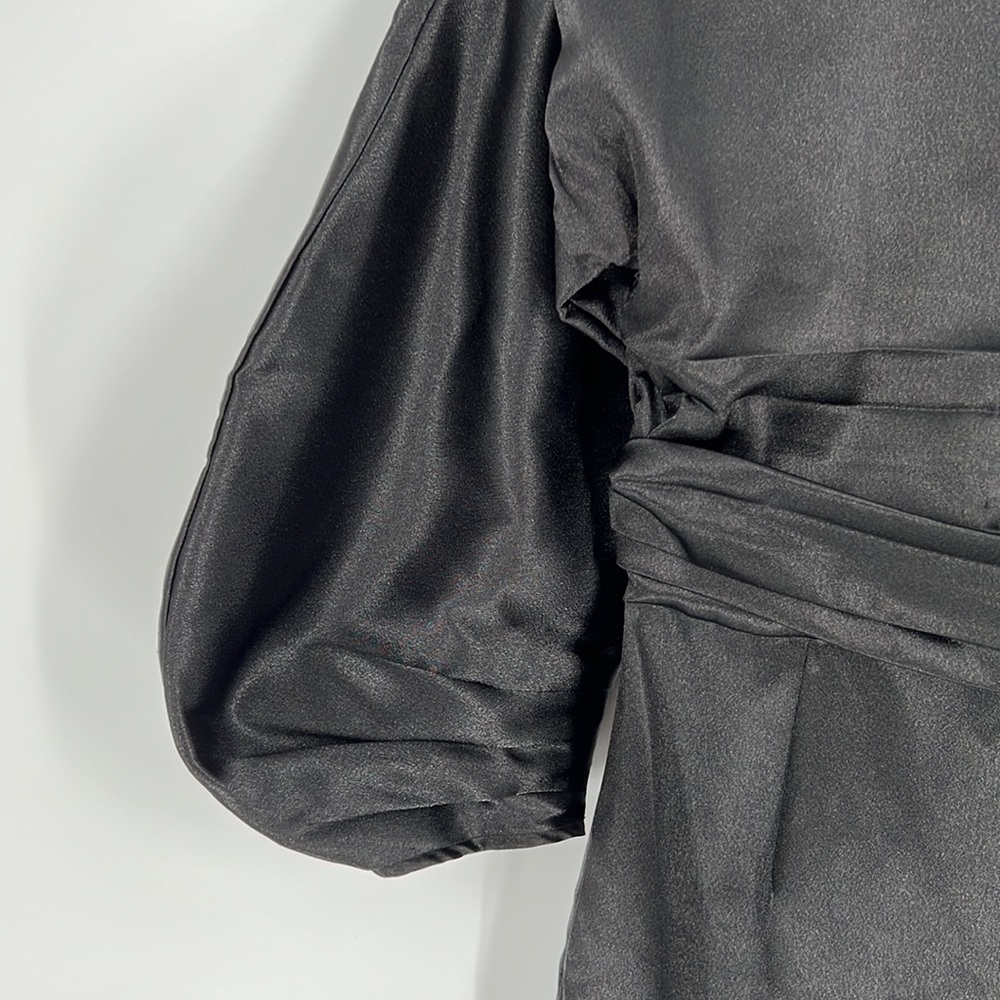 h:ours Cristiano Mini Dress in Black Noir Small - Picture 6 of 11